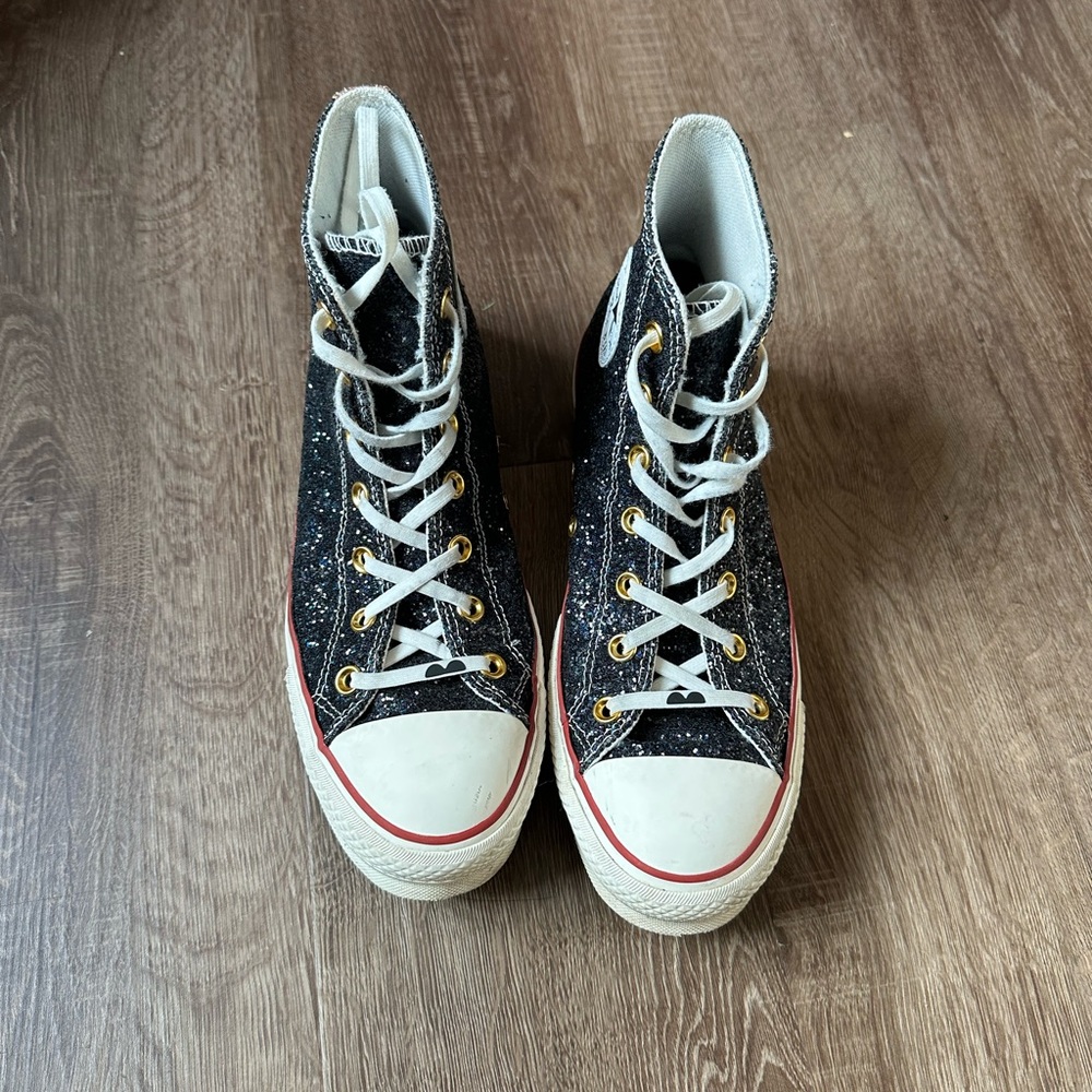 Custom Sparkle Platform Converse